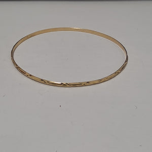 PULSERA RIGIDA ORO 18 K 4.6 GRMS (SEMINUEVO)