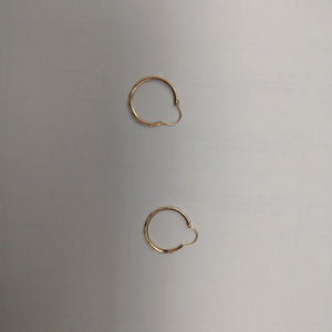 ARRACADAS PAR ORO 14 K 1.4 GRMS (SEMINUEVO)