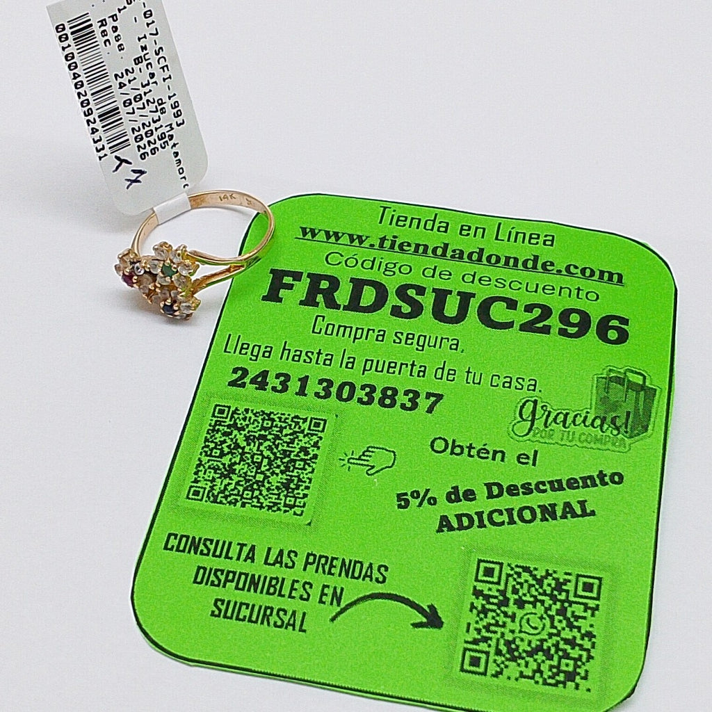 ANILLITO ORO 14 K 2.2 GRMS (SEMINUEVO)