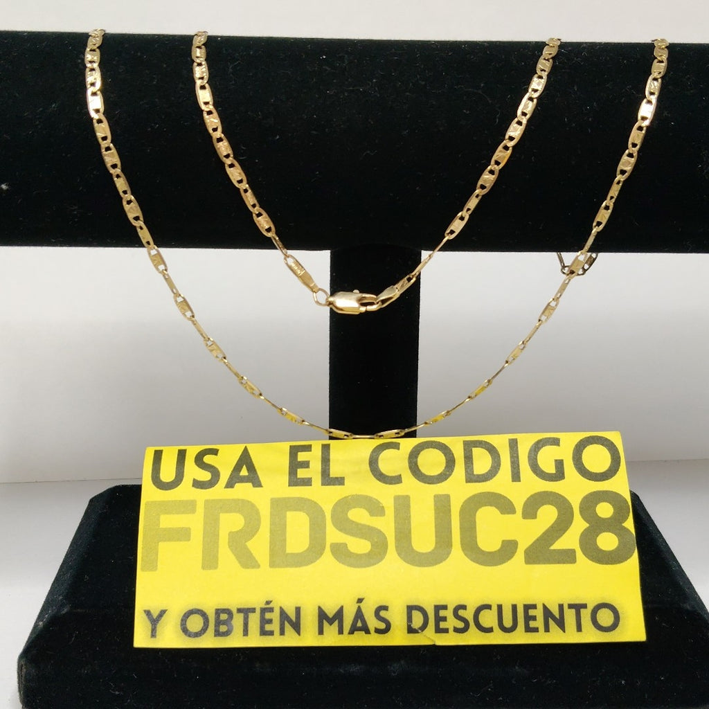 CADENA ORO COMBINADO 14 K 6.1 GRMS (SEMINUEVO)