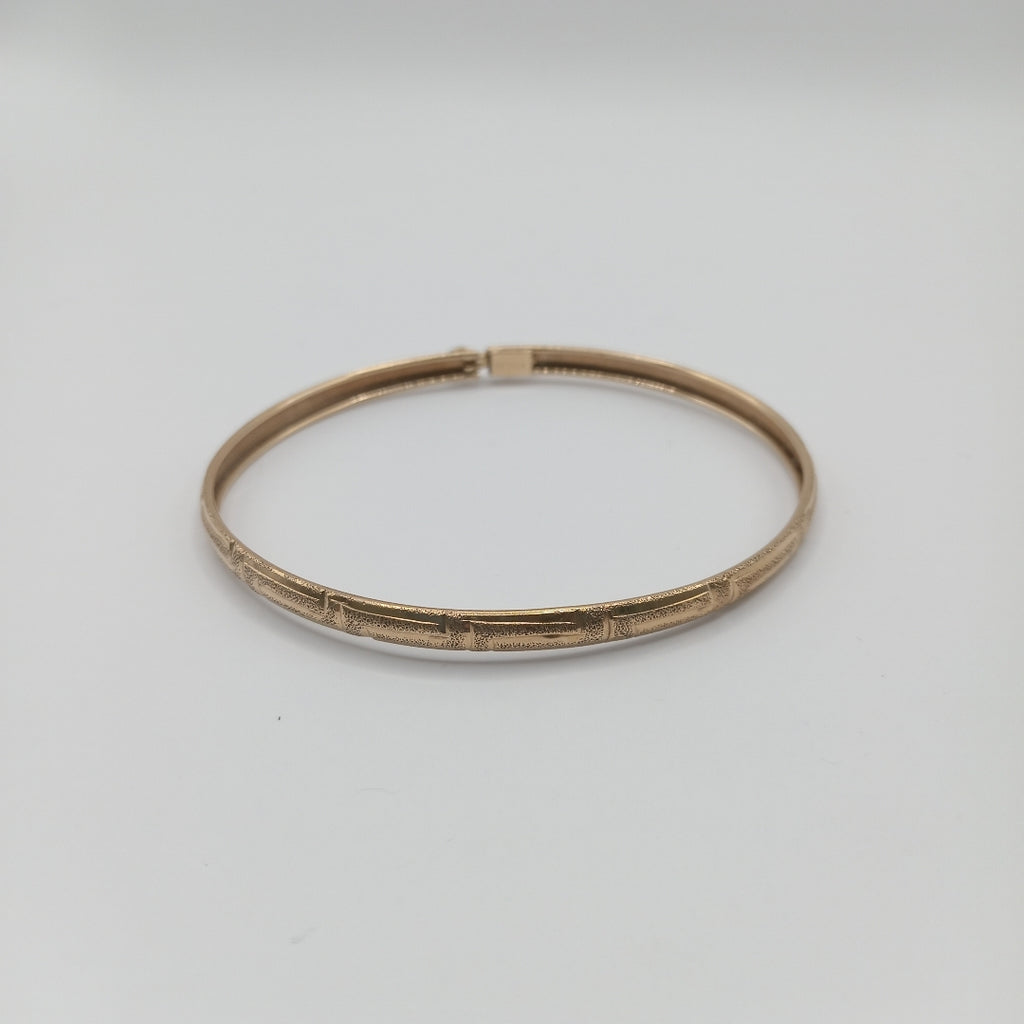 PULSERA RIGIDA ORO 14 K 4.2 GRMS (SEMINUEVO)