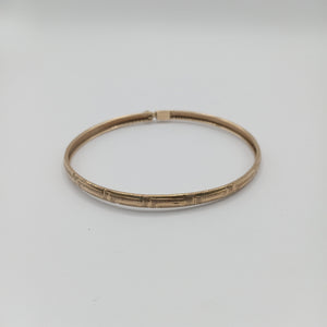 PULSERA RIGIDA ORO 14 K 4.2 GRMS (SEMINUEVO)