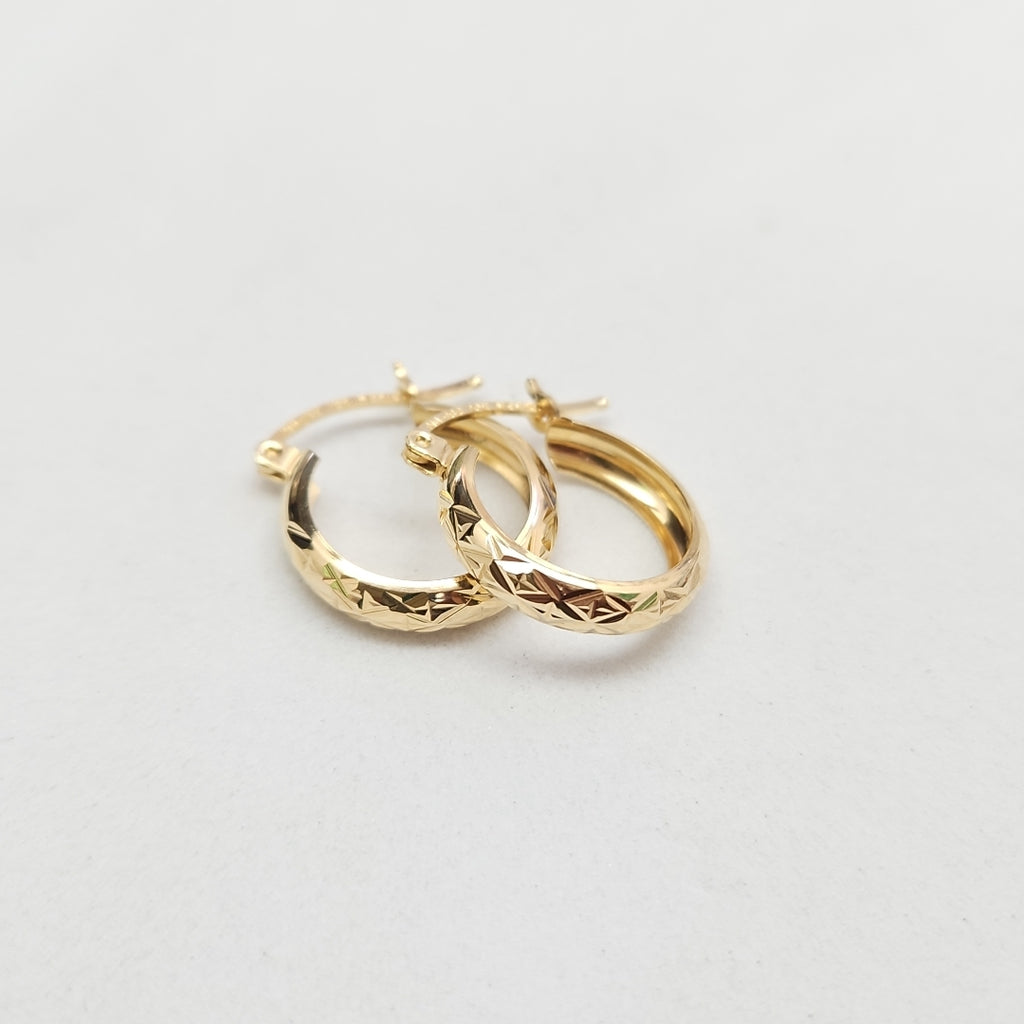 ARRACADAS PAR ORO 10 K 1.4 GRMS (SEMINUEVO)