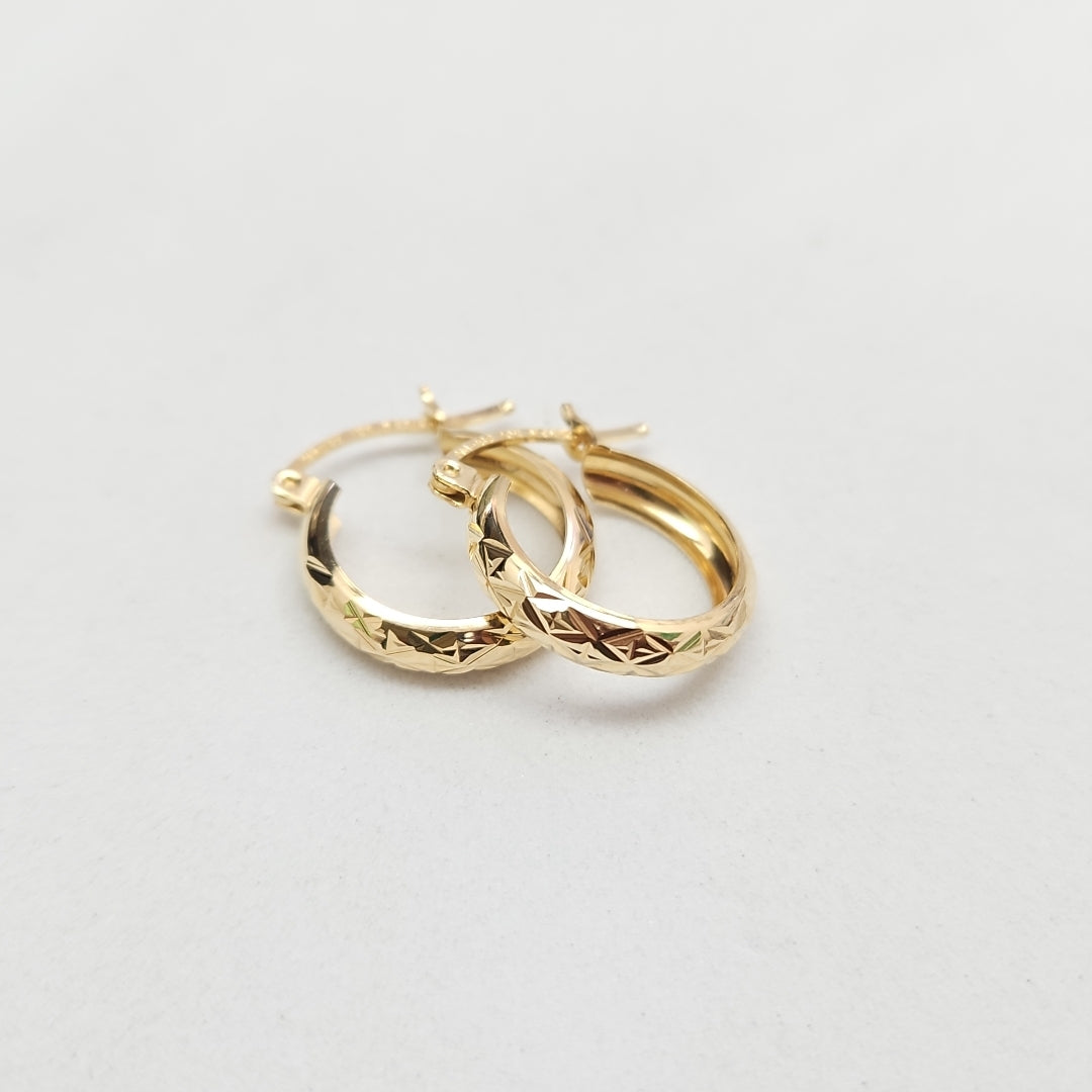 ARRACADAS PAR ORO 10 K 1.4 GRMS (SEMINUEVO)