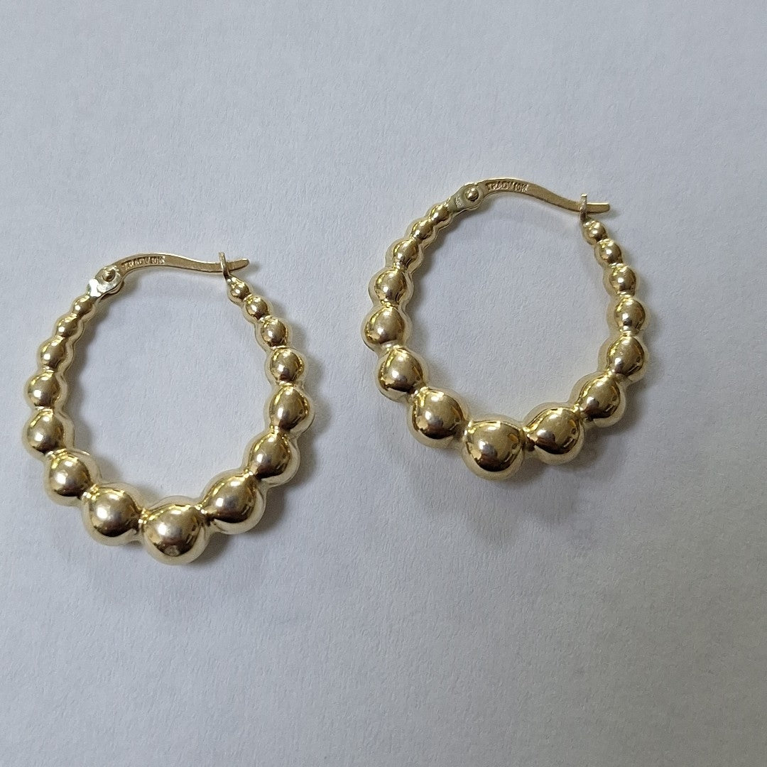 ARRACADAS PAR ORO 10 K 2.2 GRMS (SEMINUEVO)