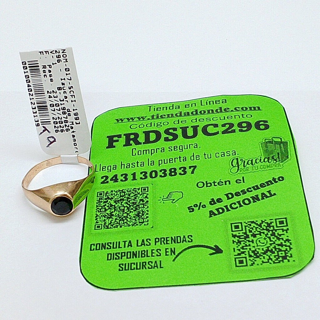 ANILLO ORO 10 K 1.9 GRMS (SEMINUEVO)