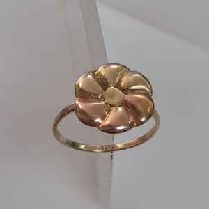 ANILLITO ORO COMBINADO 14 K 1,30 GRMS (SEMINUEVO)