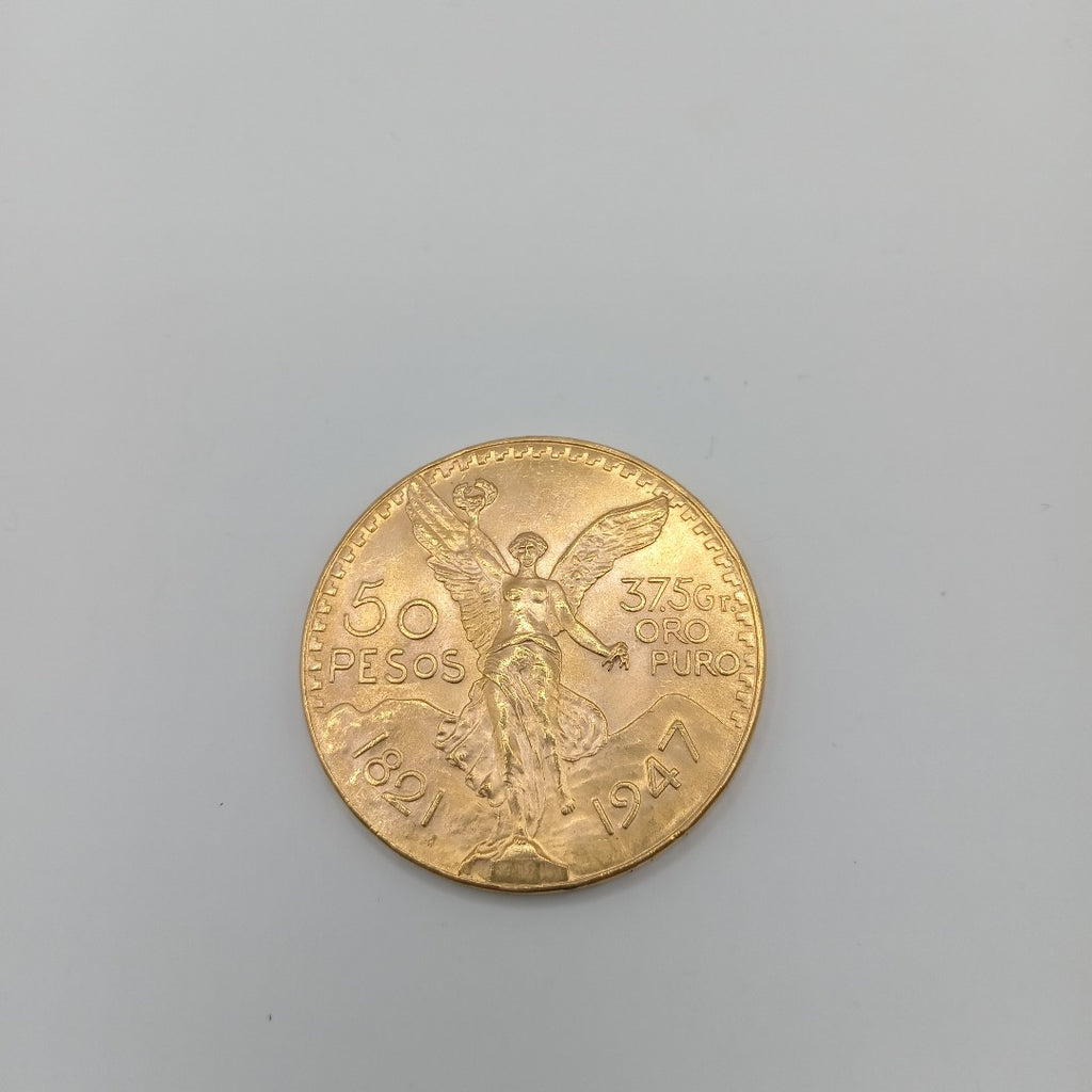 K1 41.6 GRMS 21 K IDENTIFICACIÓN MONEDA NOMINATIVA MONEDAS PESOS 50 PES (SEMINUEVO)