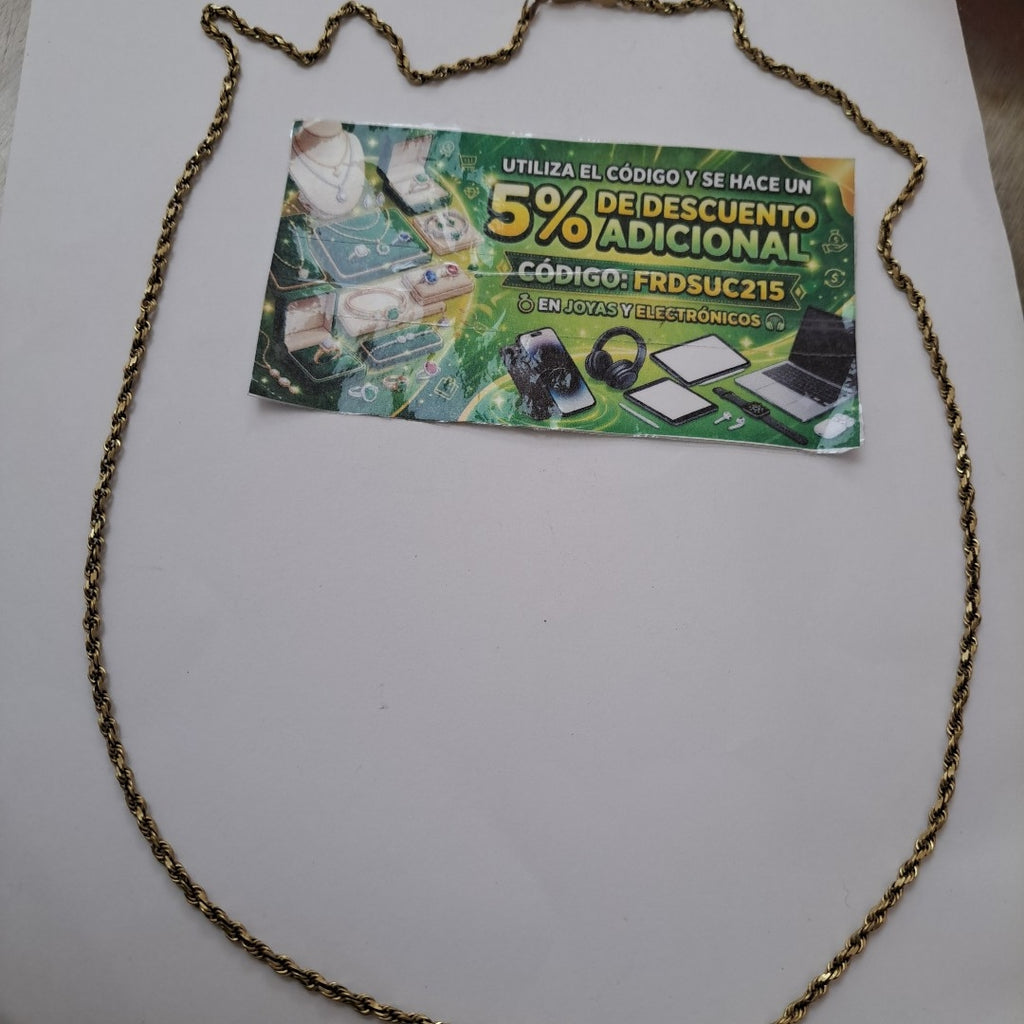 CADENA ORO 14 K 17,20 GRMS (SEMINUEVO)