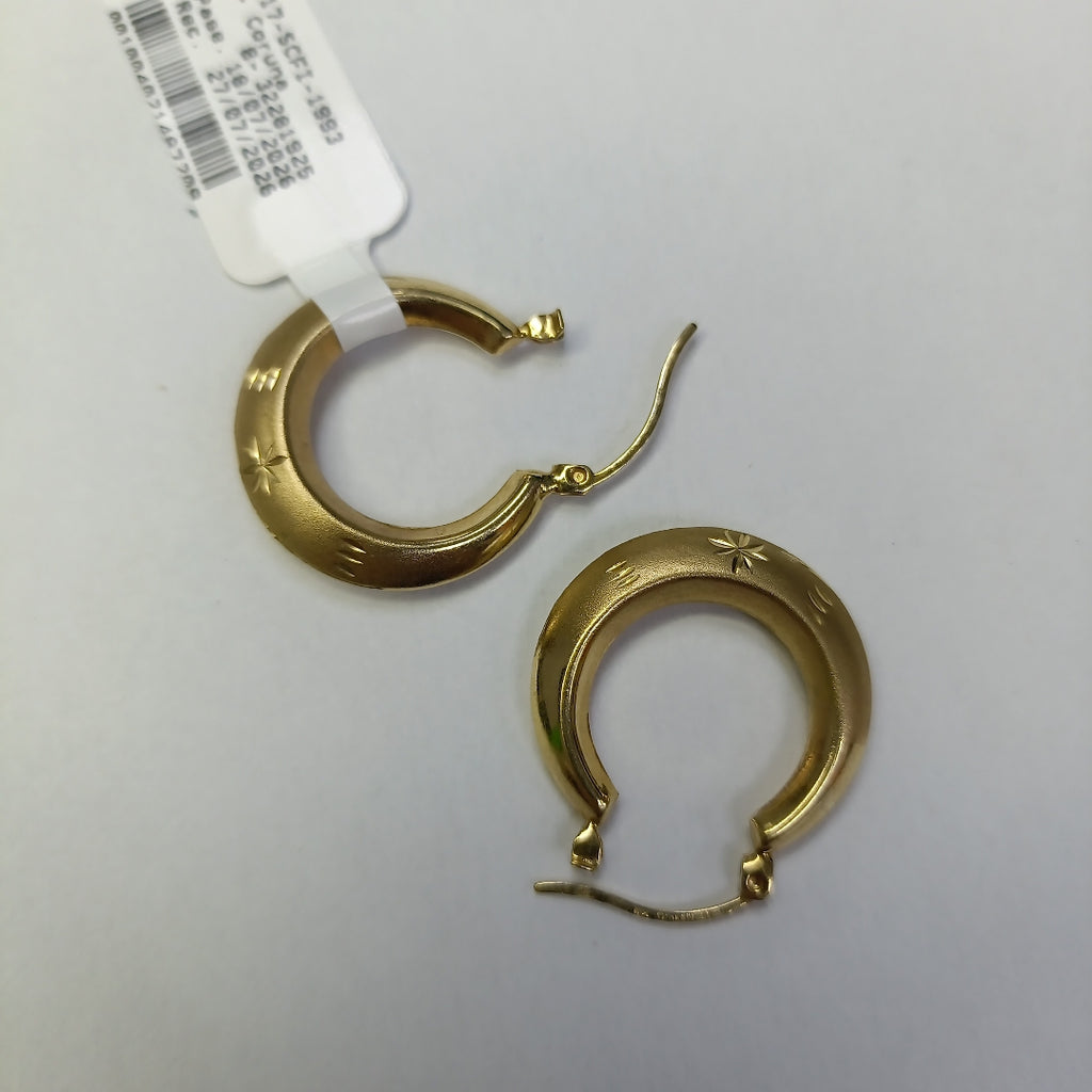 ARETES PAR ORO 14 K 2,70 GRMS (SEMINUEVO)