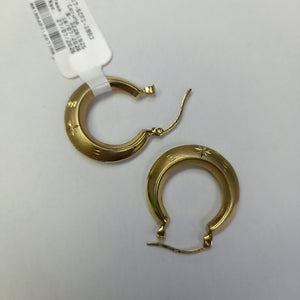ARETES PAR ORO 14 K 2,70 GRMS (SEMINUEVO)