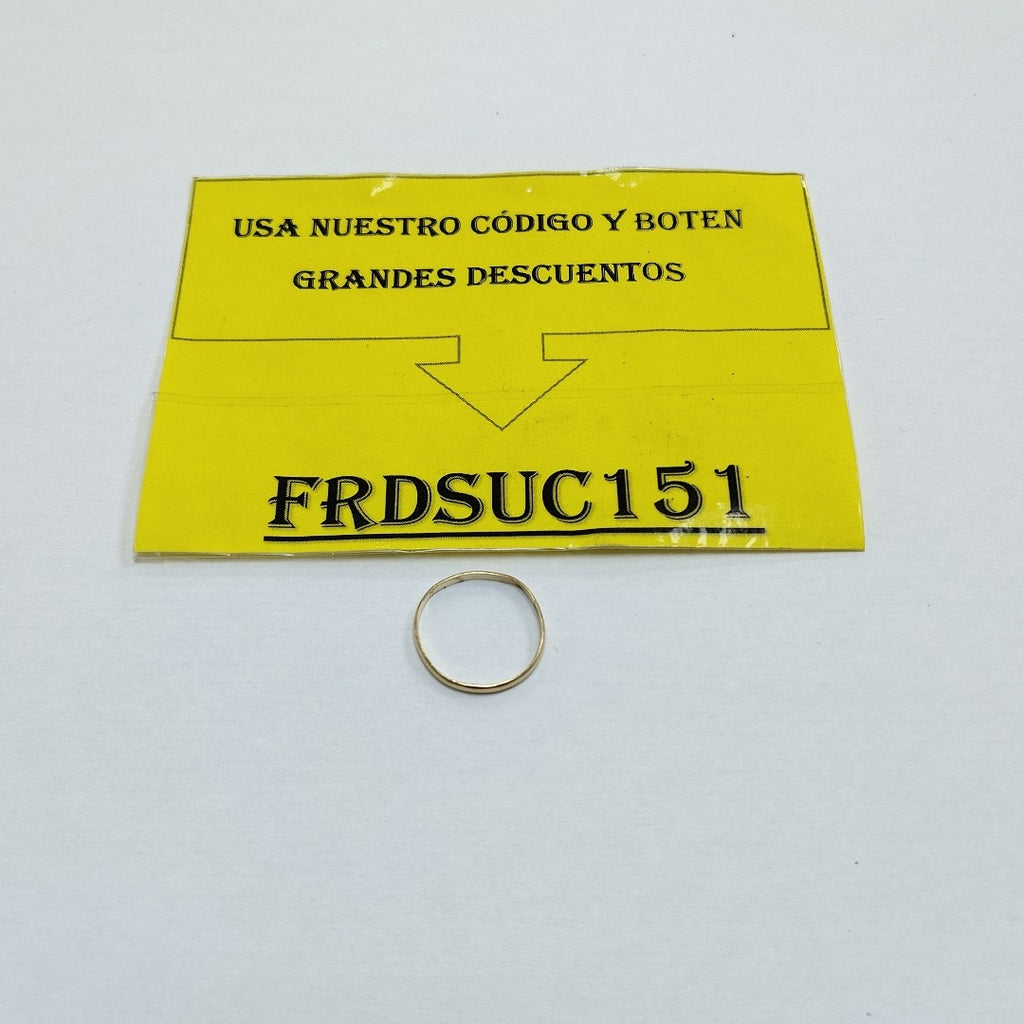 ARGOLLA ORO 14 K 0,60 GRMS (SEMINUEVO)