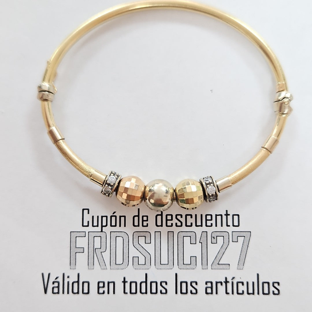 PULSERA RIGIDA ORO 14 K 9.3 GRMS (SEMINUEVO)