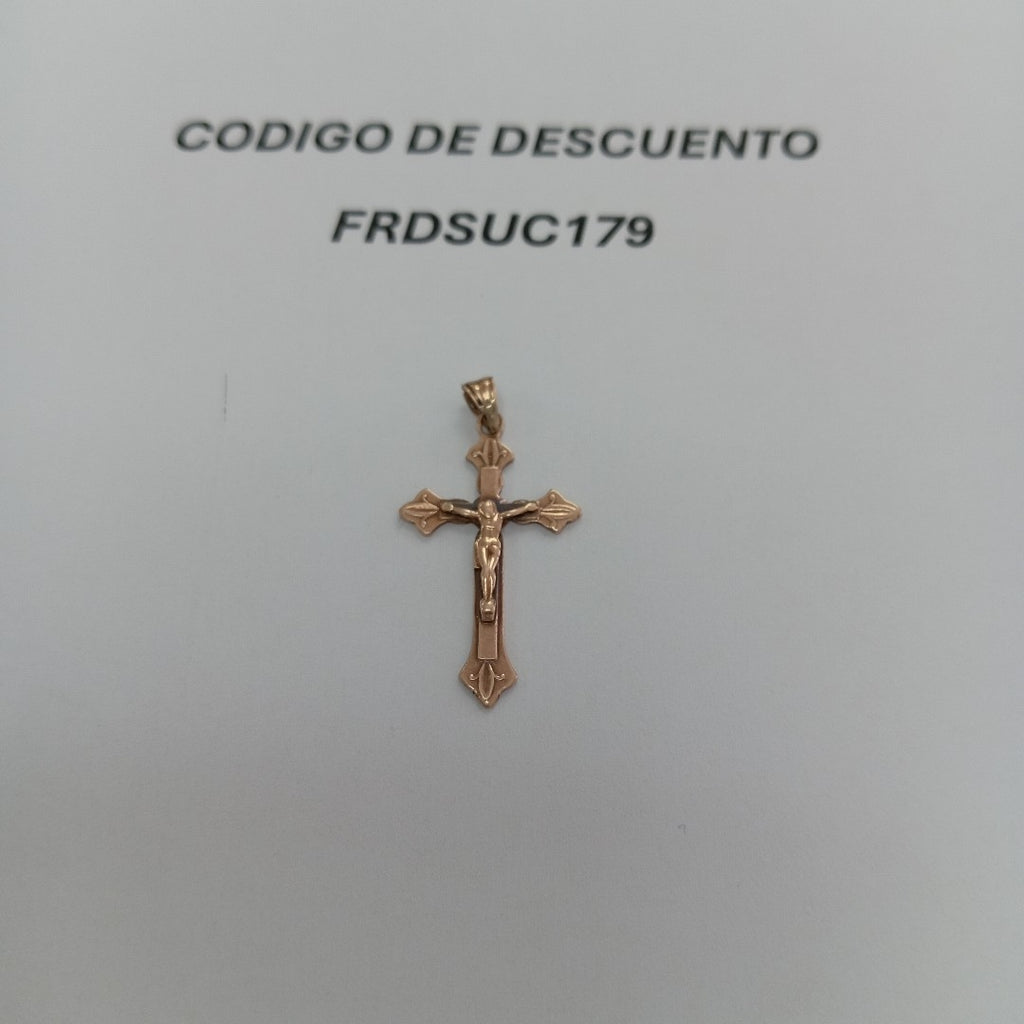 CRUZ, DIJE ORO 10 K 0.9 GRMS (SEMINUEVO)