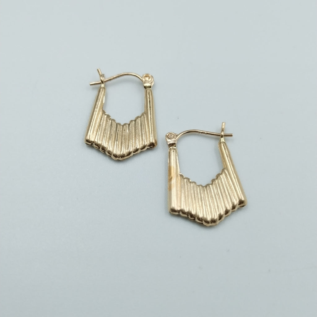 ARRACADAS PAR ORO 14 K 1.2 GRMS (SEMINUEVO)