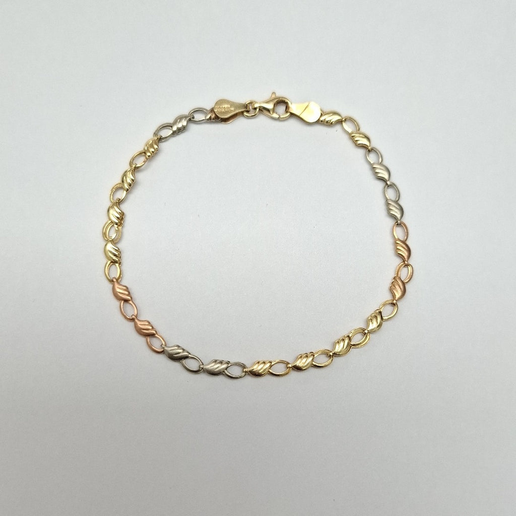 PULSERA ORO, ORO COMBINADO 10 K 2.4 GRMS (SEMINUEVO)