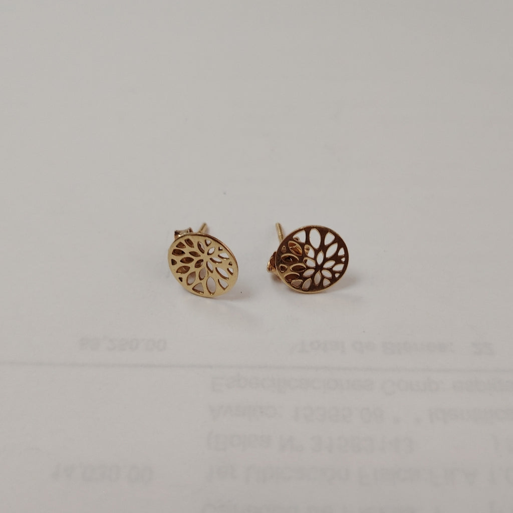 ARETES PAR ORO 14 K 1 GRMS (SEMINUEVO)