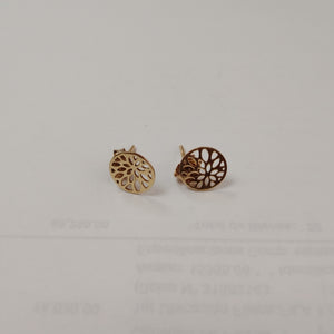 ARETES PAR ORO 14 K 1 GRMS (SEMINUEVO)