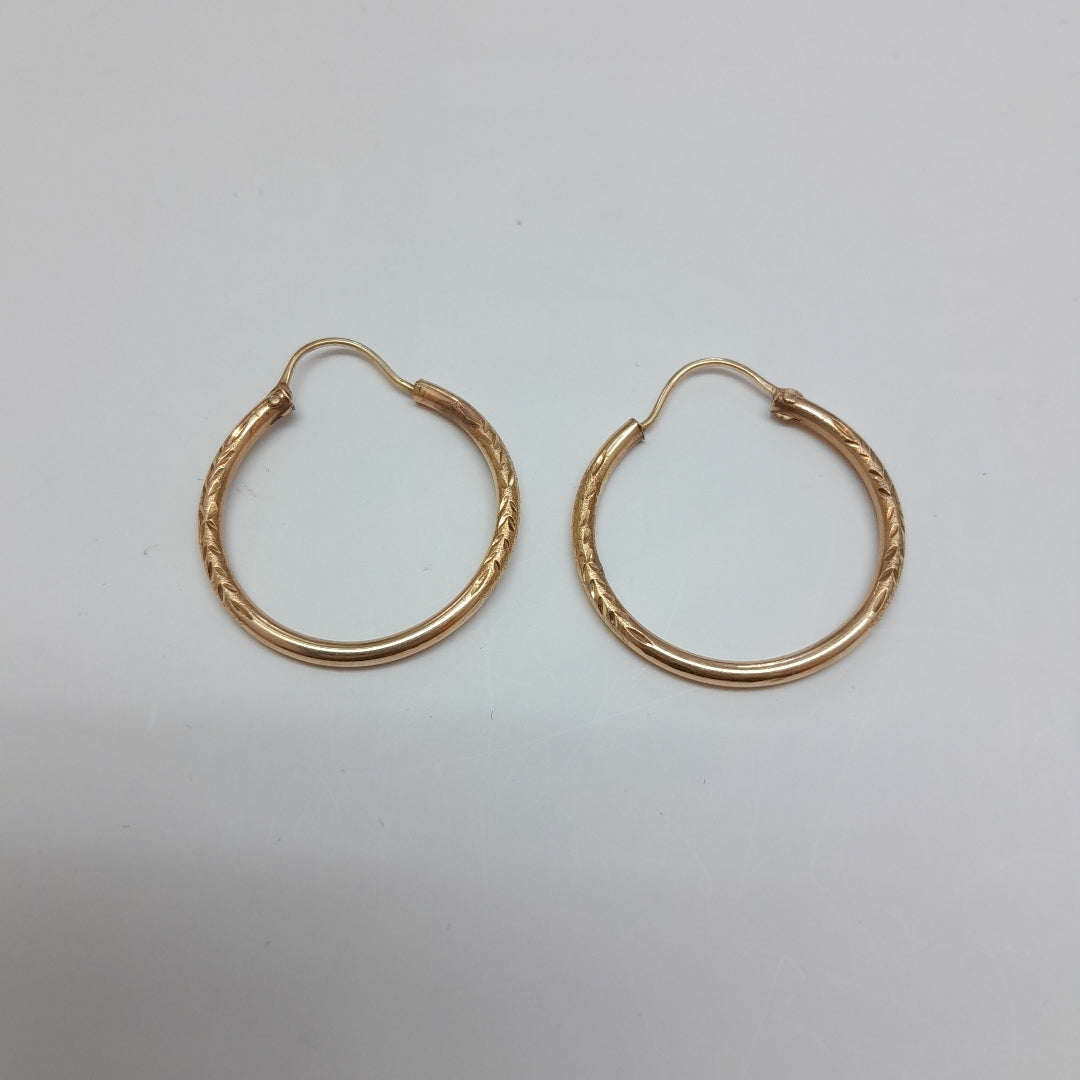 ARRACADAS PAR ORO 10 K 2.3 GRMS (SEMINUEVO)