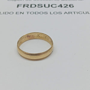 ARGOLLA ORO 10 K 1.2 GRMS (SEMINUEVO)