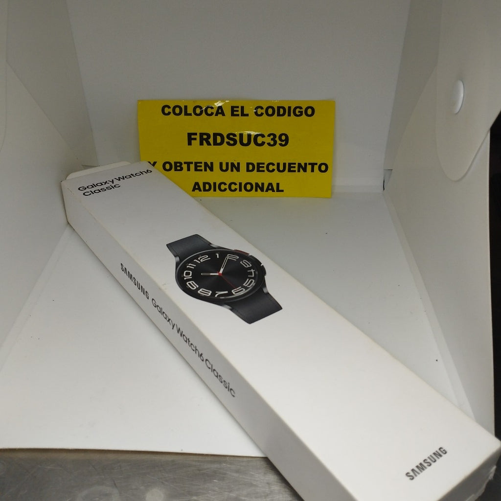 SMARTWATCH SAMSUNG GALAXY WATCH 6 CLASSIC SM-R950 43 MM GPS (SEMINUEVO)