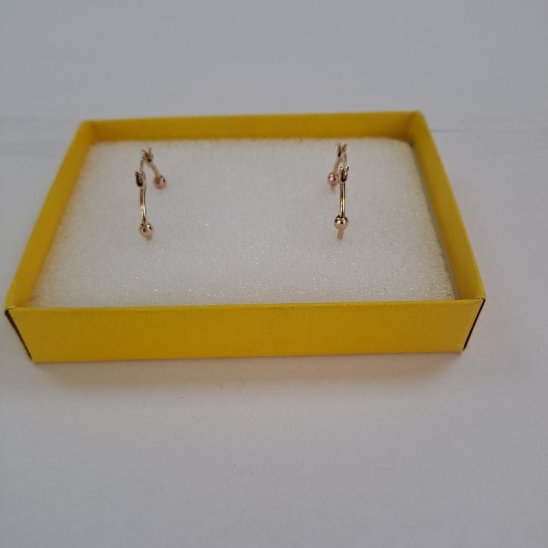 ARRACADAS PAR ORO 10 K 1,30 GRMS (SEMINUEVO)