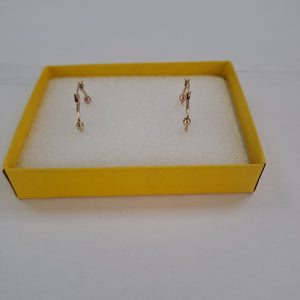 ARRACADAS PAR ORO 10 K 1,30 GRMS (SEMINUEVO)
