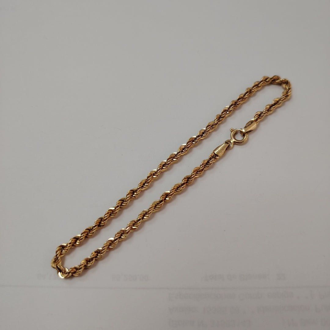 PULSERA ORO 14 K 2.6 GRMS (SEMINUEVO)
