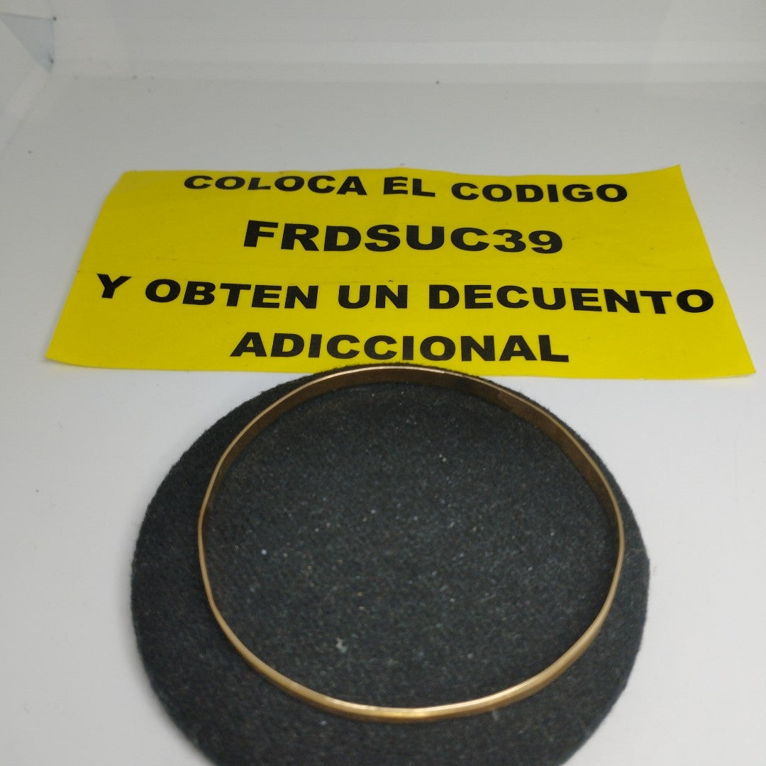 PULSERA RIGIDA ORO 14 K 5.5 GRMS (SEMINUEVO)