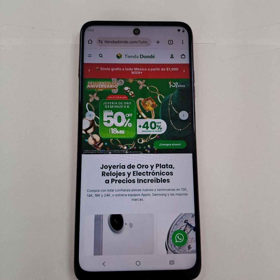 CELULAR MOTOROLA MOTO G05 XT2523-2 (2025) 128 GB 4 GB RAM (SEMINUEVO)