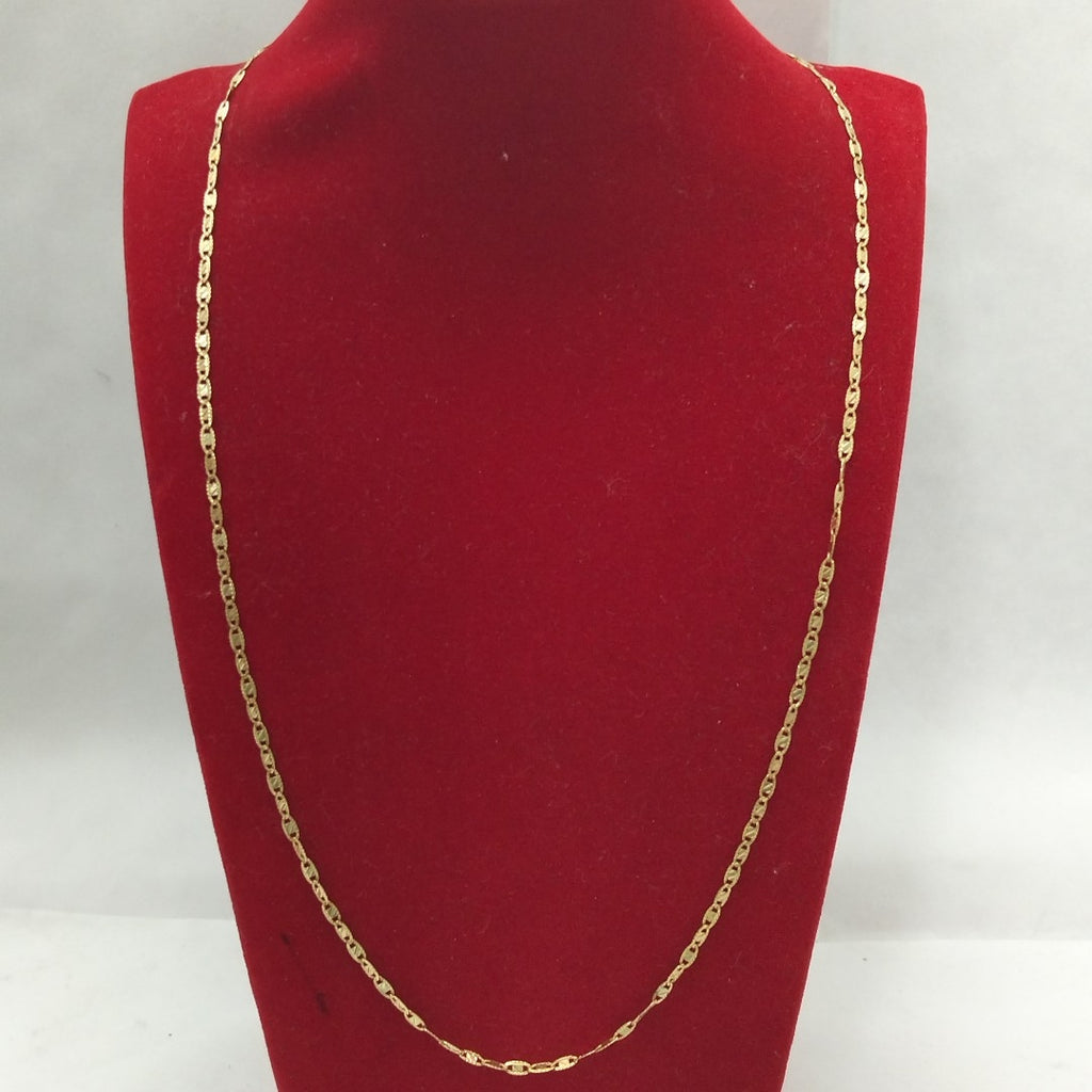 CADENA ORO, ORO COMBINADO 14 K 2.9 GRMS (SEMINUEVO)