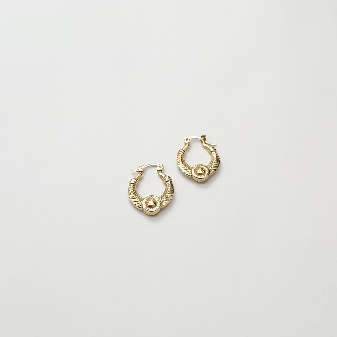 ARRACADAS PAR ORO 14 K 2,10 GRMS (SEMINUEVO)