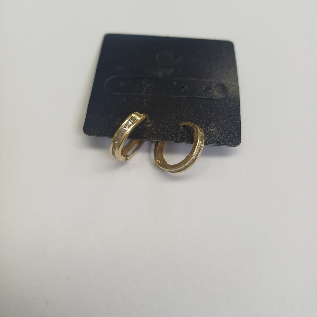 ARRACADAS PAR ORO 10 K 1,10 GRMS (SEMINUEVO)