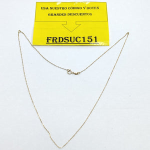 CADENA ORO 14 K 1,00 GRMS (SEMINUEVO)