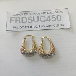 ARETES PAR ORO 10 K 2,60 GRMS (SEMINUEVO)