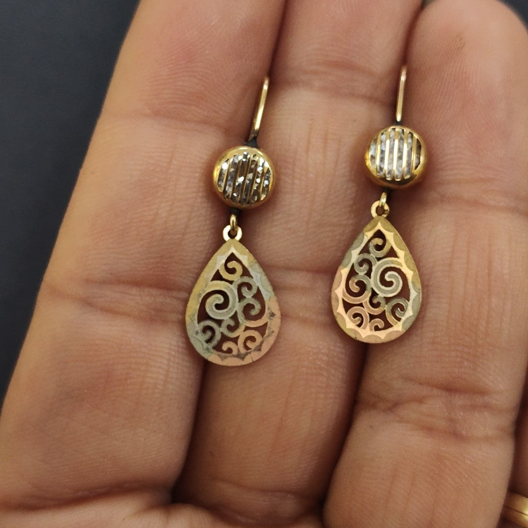 ARETES PAR ORO 10 K 1,70 GRMS (SEMINUEVO)