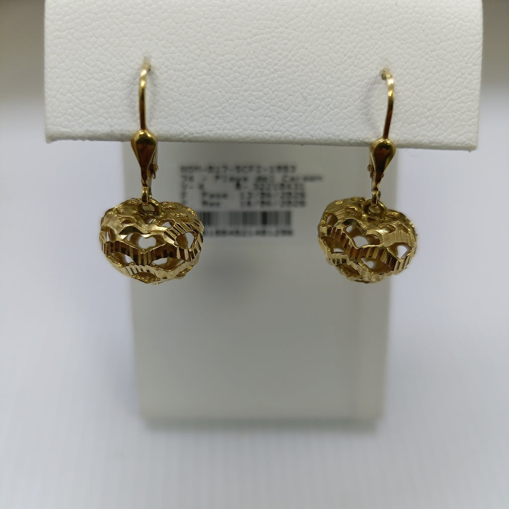 ARETES PAR ORO 14 K 4,90 GRMS (SEMINUEVO)