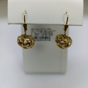 ARETES PAR ORO 14 K 4,90 GRMS (SEMINUEVO)