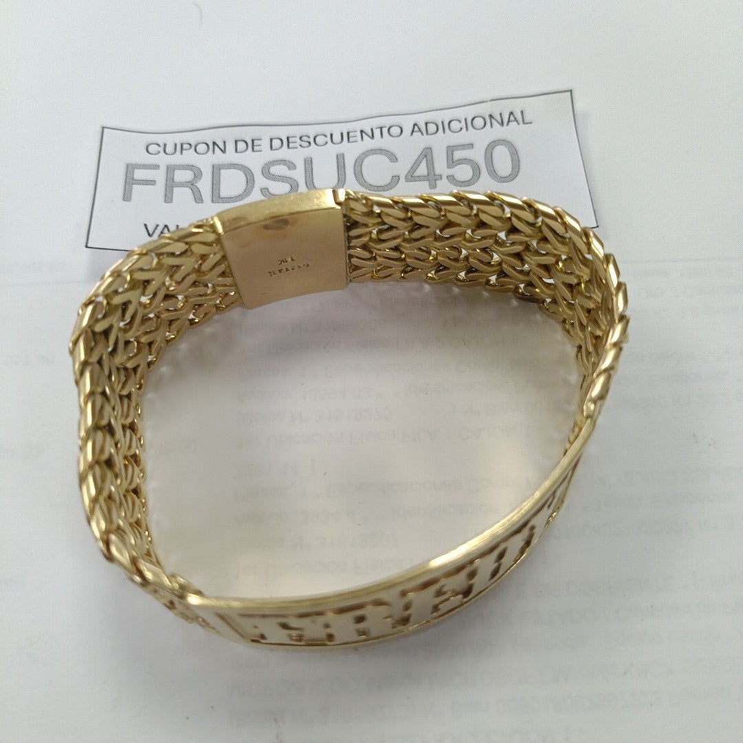ESCLAVA ORO 14 K 87 GRMS (SEMINUEVO)