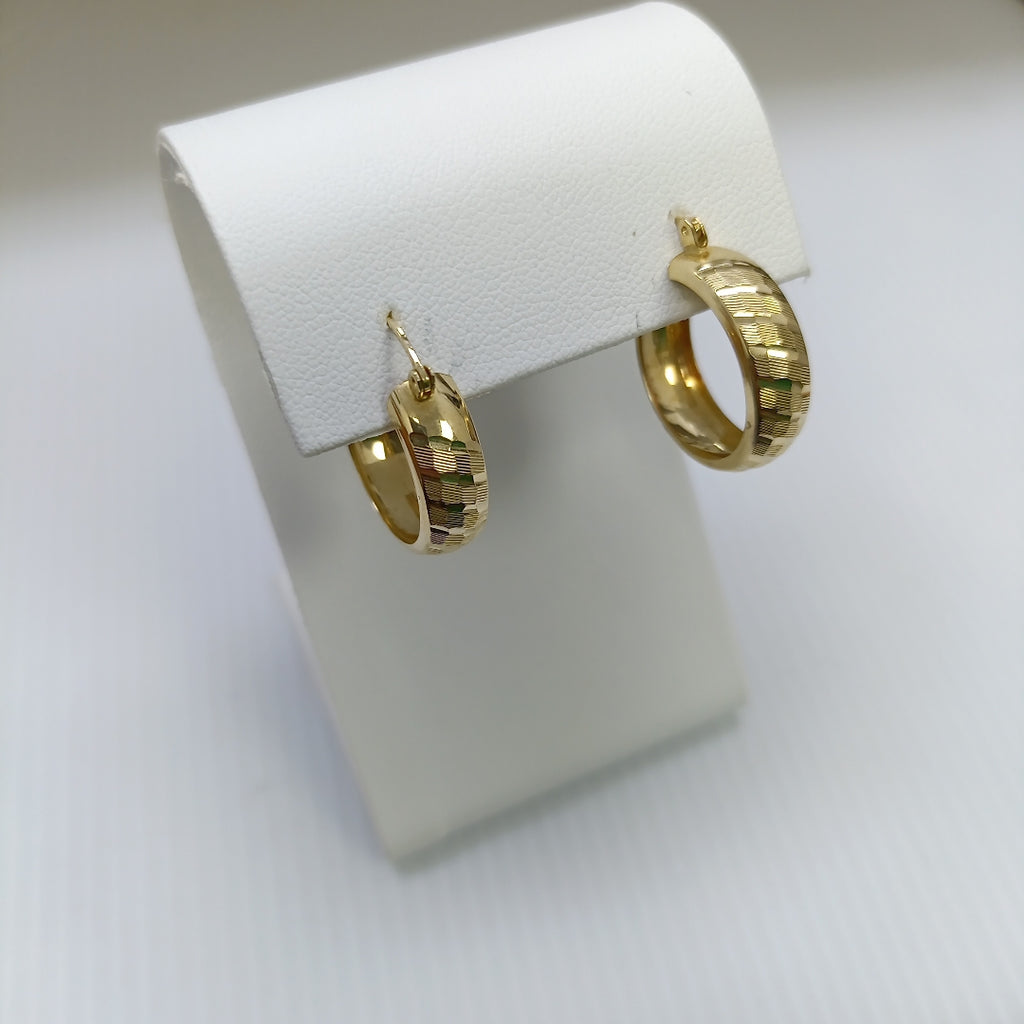 ARRACADAS PAR ORO 14 K 2.6 GRMS (SEMINUEVO)
