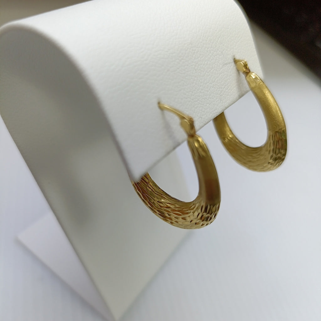 ARRACADAS PAR ORO 14 K 2,90 GRMS (SEMINUEVO)