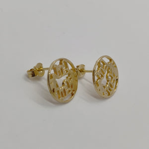ARETES PAR ORO 14 K 3.1 GRMS (SEMINUEVO)