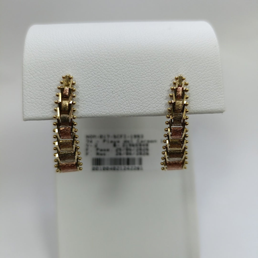 BROQUELES PAR ORO 14 K 2.9 GRMS (SEMINUEVO)