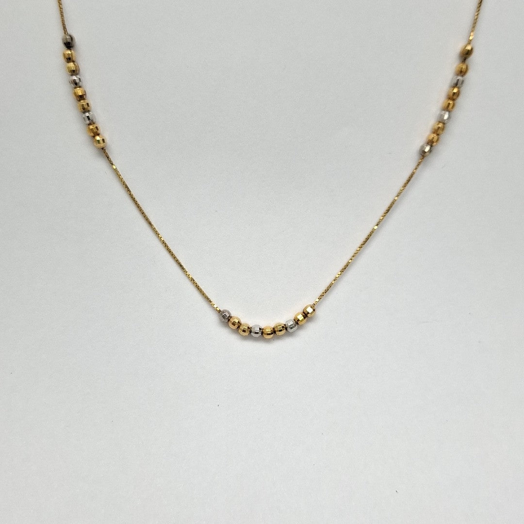 GARGANTILLA ORO,ORO COMBINADO 14 K 4,50 GRMS (SEMINUEVO)