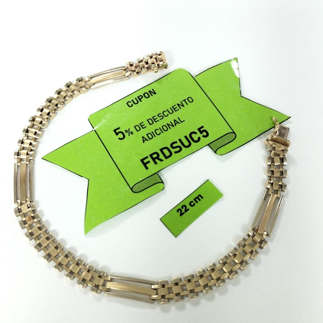 PULSERA ORO 14 K 9.6 GRMS (SEMINUEVO)