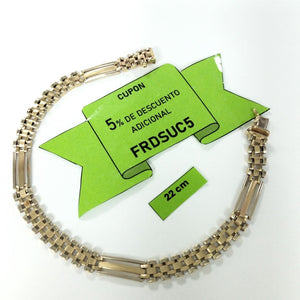 PULSERA ORO 14 K 9.6 GRMS (SEMINUEVO)