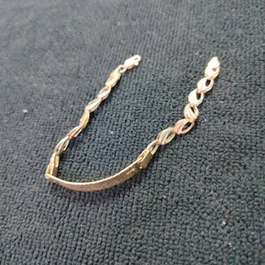 PULSERA ORO COMBINADO 10 K 6.8 GRMS (SEMINUEVO)