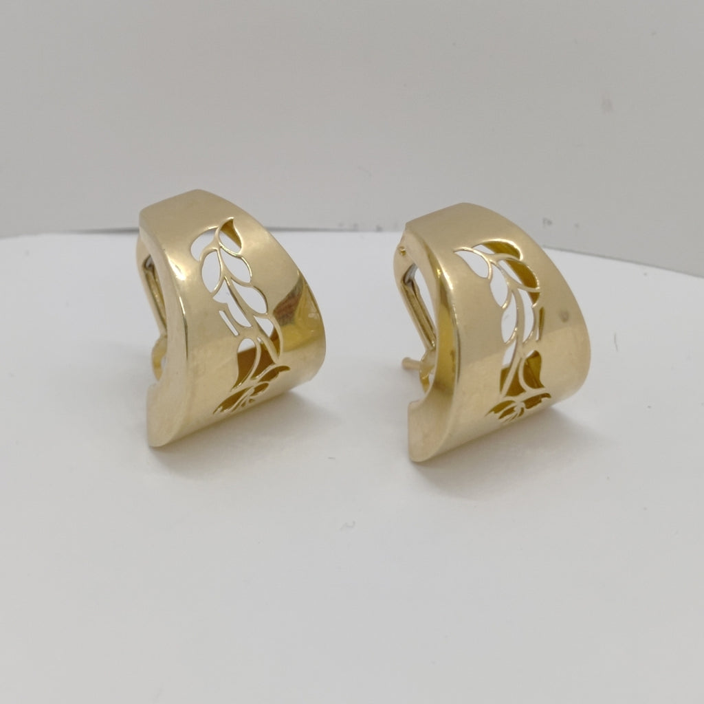 ARETES PAR ORO 14 K 6.4 GRMS (SEMINUEVO)