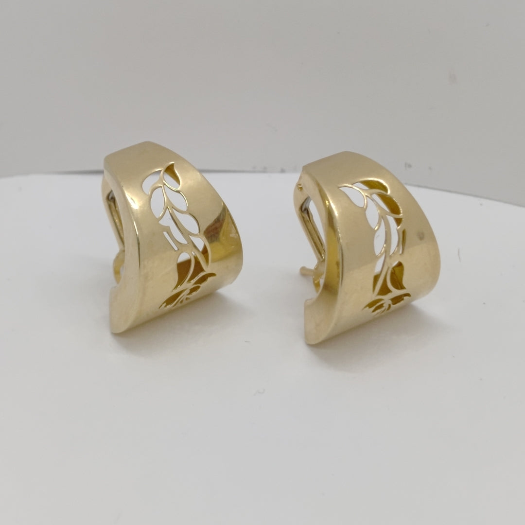 ARETES PAR ORO 14 K 6.4 GRMS (SEMINUEVO)