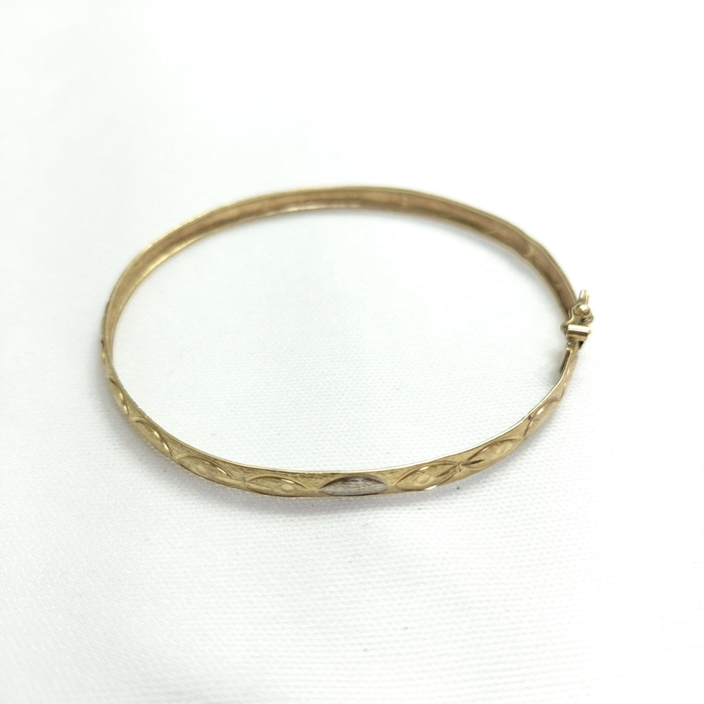 PULSERA RIGIDA ORO 14 K 3,10 GRMS (SEMINUEVO)